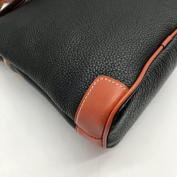 Dooney & Bourke Black Pebbled Grain Leather Crossbody Bag - Picture 9 of 11